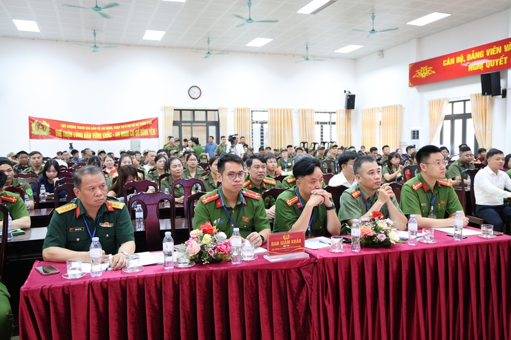 Tỏa sáng hình ảnh lực lượng bảo vệ ANTT cơ sở tại Hội thi Cụm số 11 – Thành phố Hà Nội- Ảnh 4.