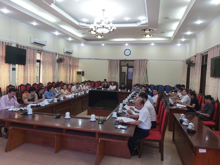 Phòng giao dịch NHCSXH Ba Vì tổ chức tập huấn nghiệp vụ cho các Hội đoàn thể nhận ủy thác trên địa bàn- Ảnh 1.