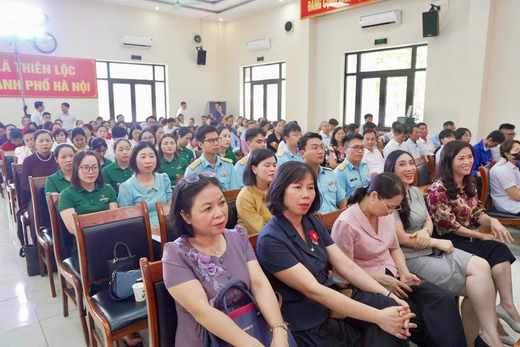 Chung khảo Hội thi Báo cáo viên, Tuyên truyền viên giỏi xã Thiên Lộc năm 2026- Ảnh 8.