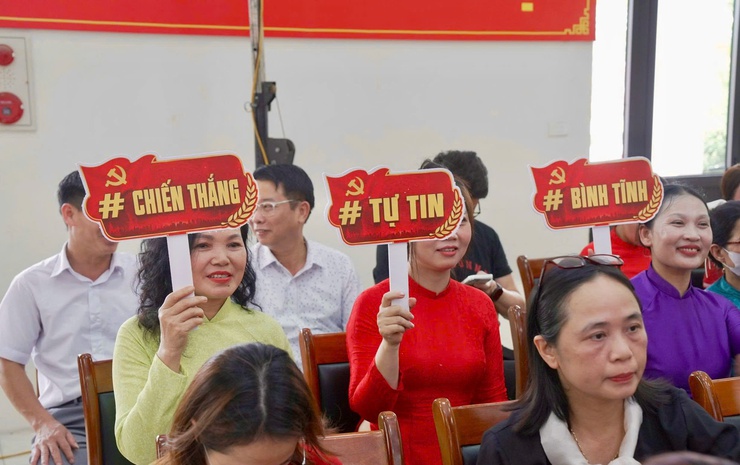 Chung khảo Hội thi Báo cáo viên, Tuyên truyền viên giỏi xã Thiên Lộc năm 2026- Ảnh 9.