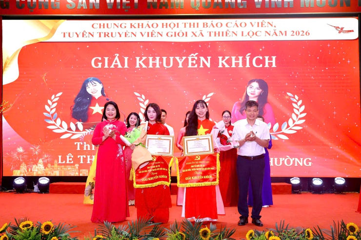 Chung khảo Hội thi Báo cáo viên, Tuyên truyền viên giỏi xã Thiên Lộc năm 2026- Ảnh 23.