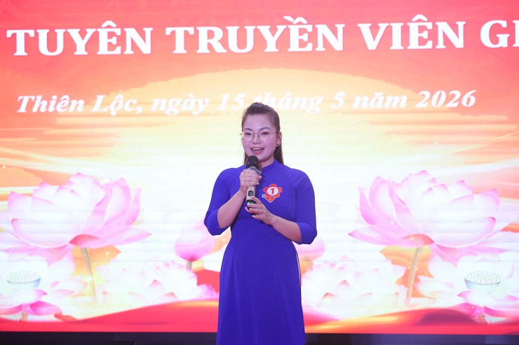 Chung khảo Hội thi Báo cáo viên, Tuyên truyền viên giỏi xã Thiên Lộc năm 2026- Ảnh 13.
