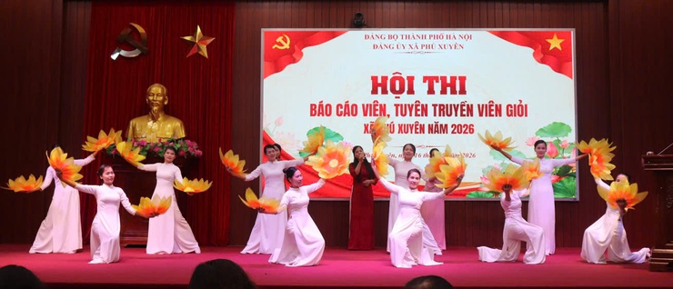 Phú Xuyên lan tỏa tinh thần đổi mới từ Hội thi Báo cáo viên tuyên truyền viên giỏi năm 2026- Ảnh 1.