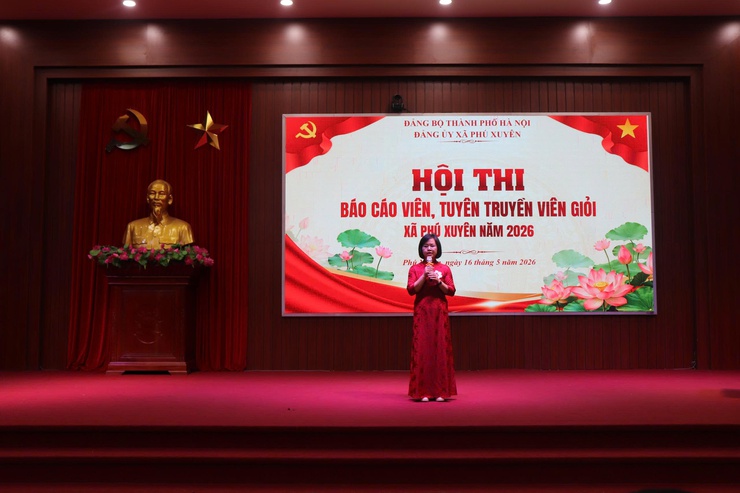 Phú Xuyên lan tỏa tinh thần đổi mới từ Hội thi Báo cáo viên tuyên truyền viên giỏi năm 2026- Ảnh 10.