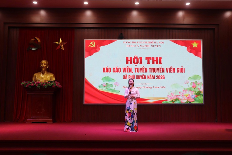 Phú Xuyên lan tỏa tinh thần đổi mới từ Hội thi Báo cáo viên tuyên truyền viên giỏi năm 2026- Ảnh 11.
