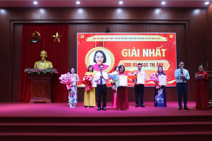 Phú Xuyên lan tỏa tinh thần đổi mới từ Hội thi Báo cáo viên tuyên truyền viên giỏi năm 2026- Ảnh 13.