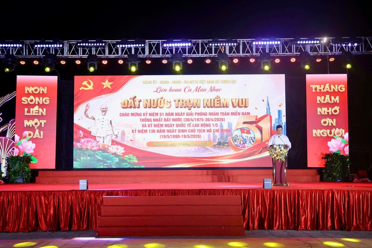 Liên hoan Ca - Múa - Nhạc "Đất nước trọn niềm vui" xã Thiên Lộc năm 2026- Ảnh 3.