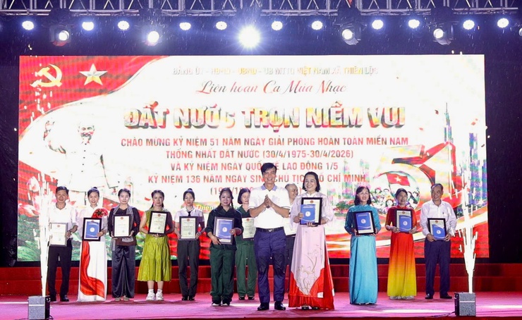 Liên hoan Ca - Múa - Nhạc "Đất nước trọn niềm vui" xã Thiên Lộc năm 2026- Ảnh 20.