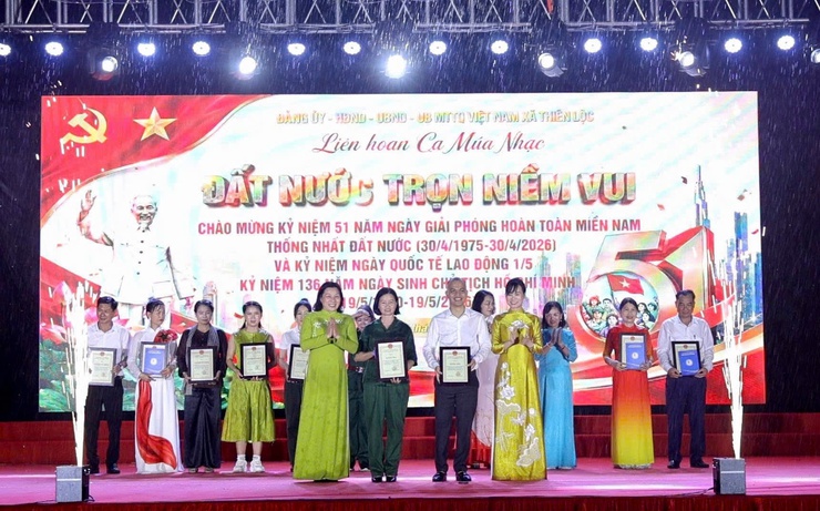 Liên hoan Ca - Múa - Nhạc "Đất nước trọn niềm vui" xã Thiên Lộc năm 2026- Ảnh 22.