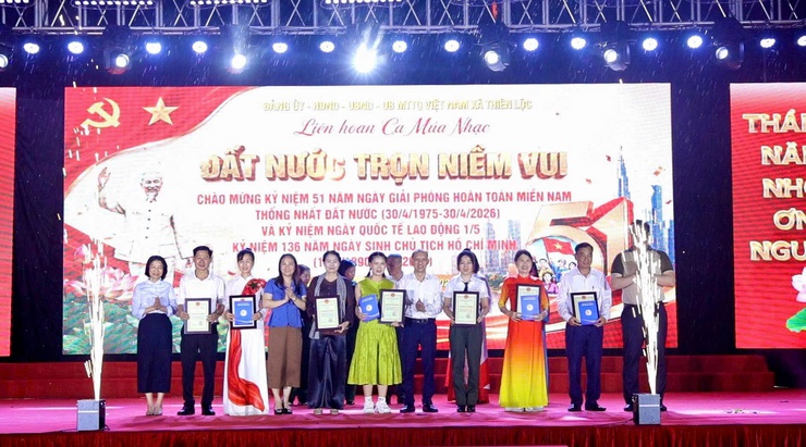Liên hoan Ca - Múa - Nhạc "Đất nước trọn niềm vui" xã Thiên Lộc năm 2026- Ảnh 23.