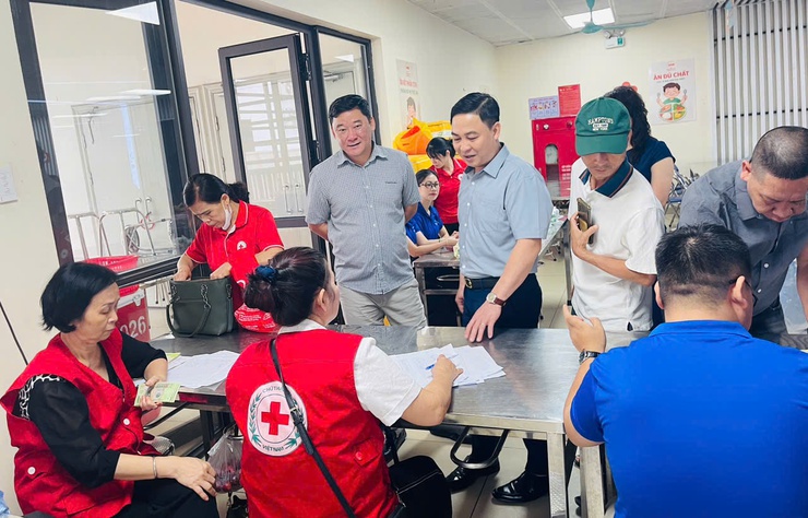 Hội Chữ thập đỏ phường Phúc Lợi tổ chức “Ngày hội hiến máu nhân đạo” đợt 1 năm 2026- Ảnh 2.
