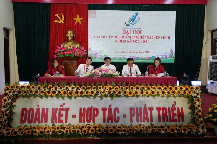 Đại hội lần thứ I Hội Doanh nghiệp xã Liên Minh, nhiệm kỳ 2026- 2031- Ảnh 5.