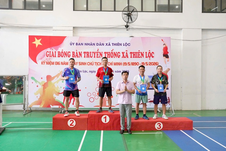 Sôi nổi Giải bóng bàn truyền thống xã Thiên Lộc năm 2026- Ảnh 15.