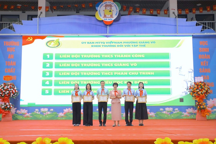 Hội đồng Đội phường Giảng Võ tổ chức kỷ niệm 85 năm Ngày thành lập Đội TNTP Hồ Chí Minh.- Ảnh 5.
