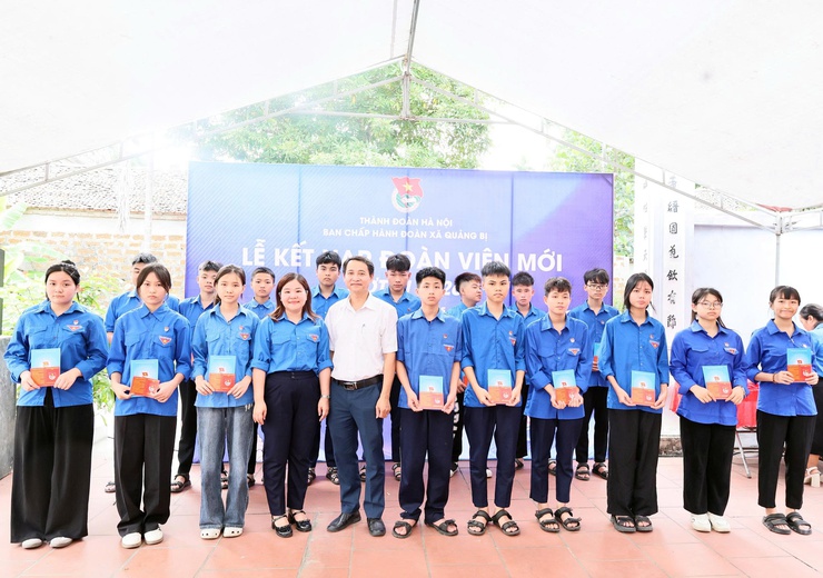 Quảng Bị kết nạp 160 đoàn viên mới đợt 3 năm 2026 tại địa chỉ đỏ Văn chỉ Đặng Ma La- Ảnh 5.