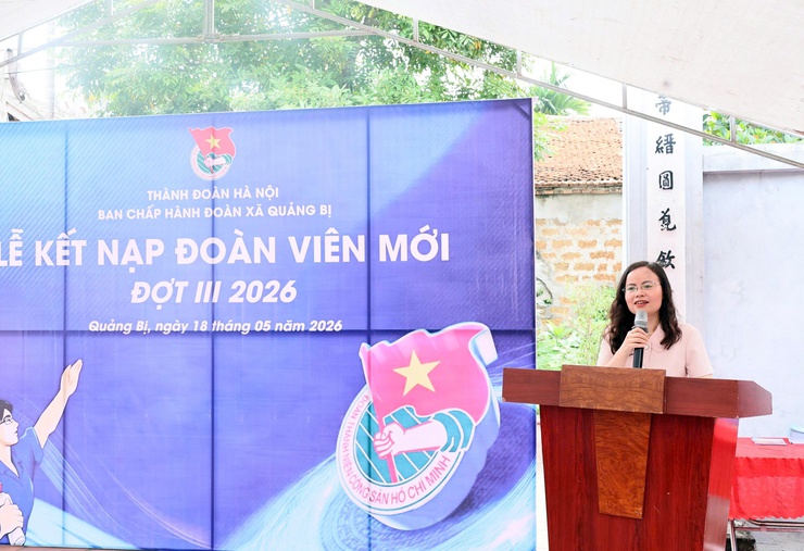 Quảng Bị kết nạp 160 đoàn viên mới đợt 3 năm 2026 tại địa chỉ đỏ Văn chỉ Đặng Ma La- Ảnh 8.