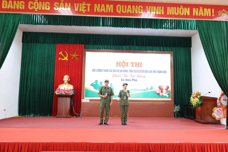 Hội thi “Lực lượng tham gia bảo vệ an ninh trật tự ở cơ sở giỏi” lần thứ I năm 2026- Ảnh 2.