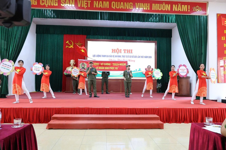 Hội thi “Lực lượng tham gia bảo vệ an ninh trật tự ở cơ sở giỏi” lần thứ I năm 2026- Ảnh 4.