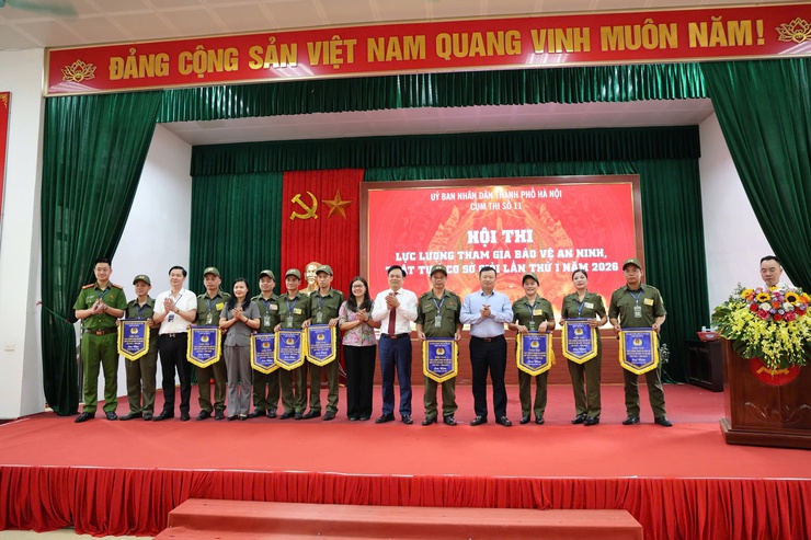 Phường Chương Mỹ hoàn thành xuất sắc phần thi tại Hội thi “Lực lượng tham gia bảo vệ an ninh, trật tự ở cơ sở giỏi”- Ảnh 2.
