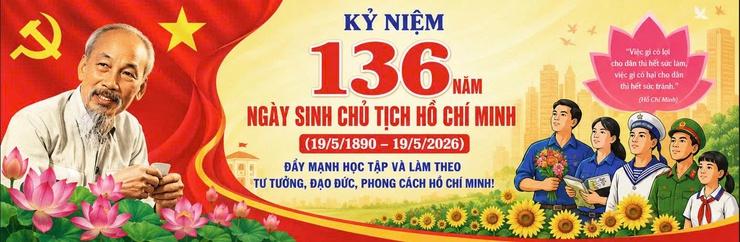 Kỷ niệm 136 năm Ngày sinh Chủ tịch Hồ Chí Minh (19/5/1890 – 19/5/2026)- Ảnh 1.