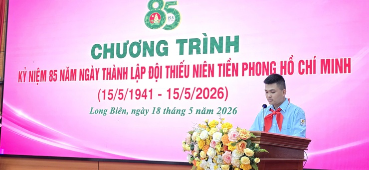 Phường Long Biên sôi nổi các hoạt động kỷ niệm 85 năm ngày thành lập Đội TNTP Hồ Chí Minh- Ảnh 2.