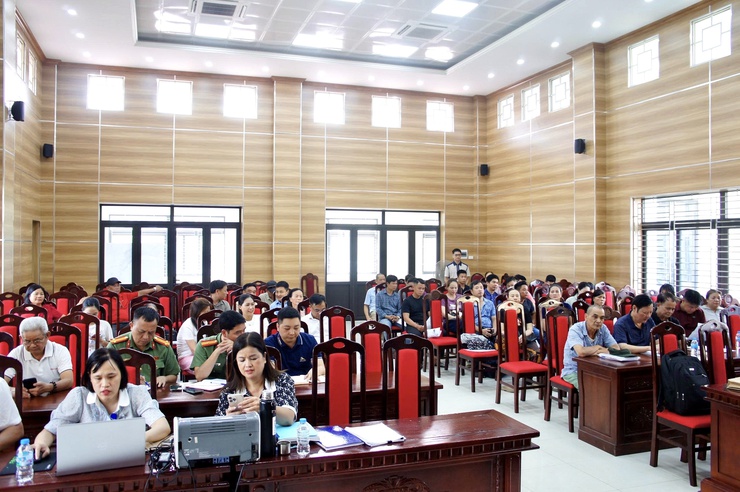 Phường Phú Thượng tổ chức lấy ý kiến và đối thoại về phương án bồi thường, hỗ trợ, tái định cư phục vụ xây dựng Công viên công cộng- Ảnh 1.