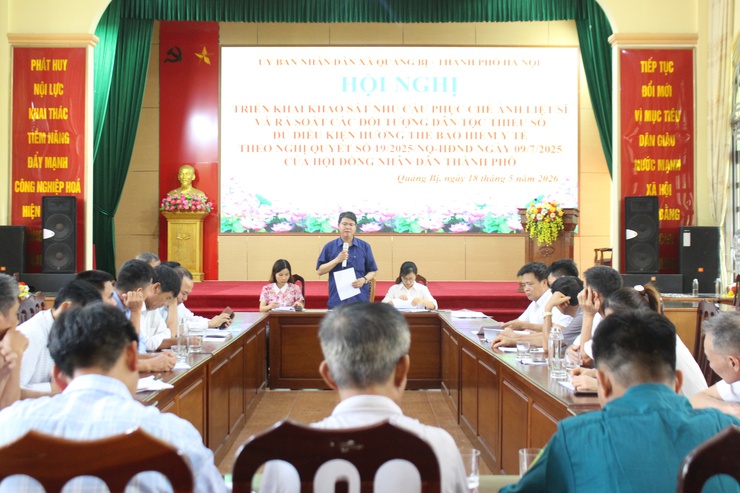 Quảng Bị triển khai khảo sát nhu cầu phục chế ảnh liệt sĩ và rà soát đối tượng dân tộc thiểu số hưởng BHYT- Ảnh 1.