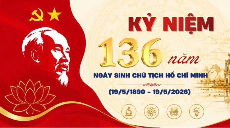 Kỷ niệm 136 năm ngày sinh Chủ tịch Hồ Chí Minh (19/5/1890 - 19/5/2026)- Ảnh 1.