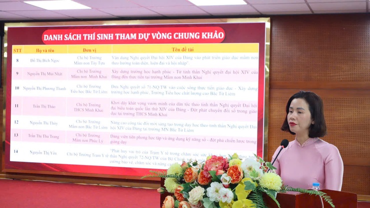 Đảng uỷ Phường Tây Tựu tổng kết và trao giải Hội thi Báo cáo viên, tuyên truyền viên giỏi năm 2026- Ảnh 1.