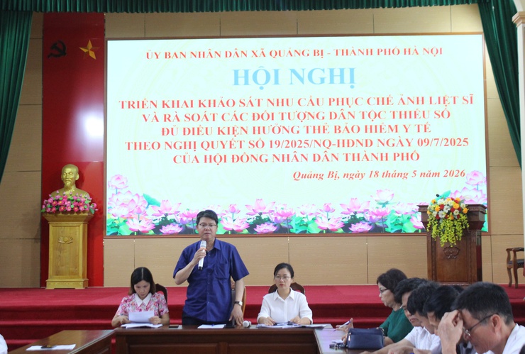 Quảng Bị triển khai khảo sát nhu cầu phục chế ảnh liệt sĩ và rà soát đối tượng dân tộc thiểu số hưởng BHYT- Ảnh 2.