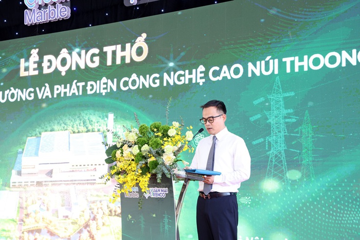 Lễ động thổ Dự án Nhà máy xử lý môi trường và phát điện công nghệ cao Núi Thoong- Ảnh 3.