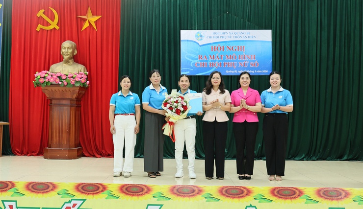 Hội Liên hiệp Phụ nữ xã Quảng Bị: Ra mắt Chi hội phụ nữ số đầu tiên tại thôn An Hiền- Ảnh 4.