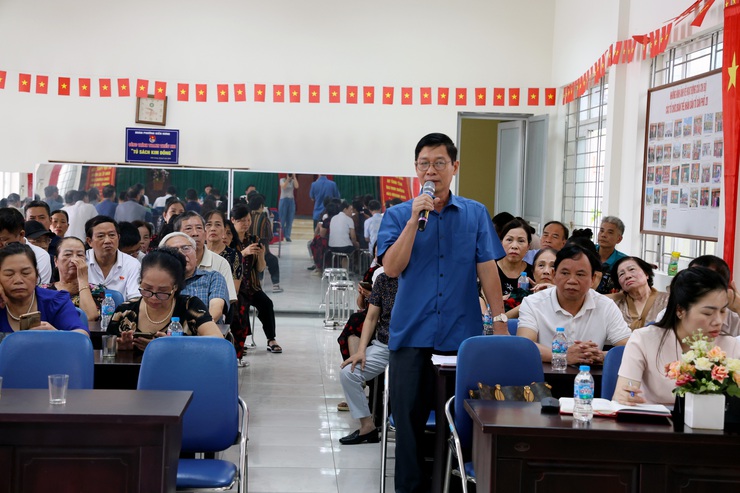 Đối thoại tiếp xúc cử tri Tổ đại biểu số 5 - Ảnh 1.