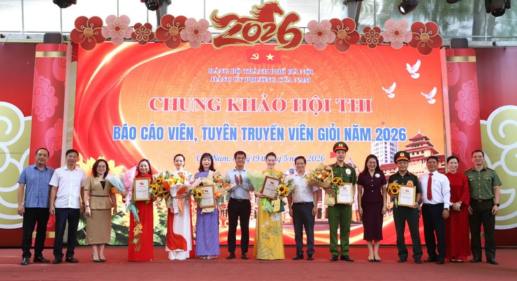 CHUNG KHẢO HỘI THI BÁO CÁO VIÊN, TUYÊN TRUYỀN VIÊN GIỎI PHƯỜNG CỬA NAM NĂM 2026 – LAN TỎA BẢN LĨNH, TRÍ TUỆ VÀ NHIỆT HUYẾT CHÍNH TRỊ- Ảnh 2.
