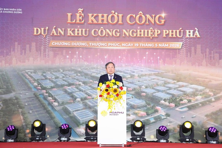Lễ khởi công khu công nghiệp Phú Hà 174,88 ha trên địa bàn xã Thượng Phúc và Chương Dương- Ảnh 1.