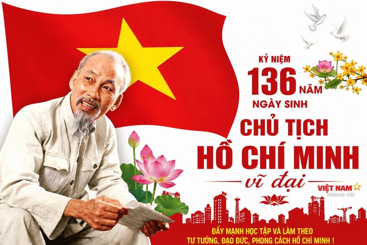 Kỷ niệm 136 năm Ngày sinh Chủ tịch Hồ Chí Minh: Khắc ghi công ơn của Người- Ảnh 2.