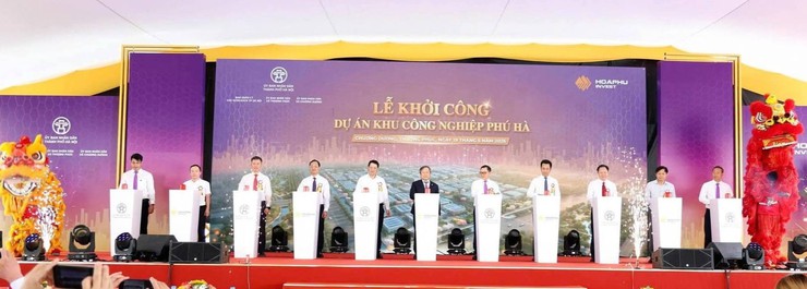 Lễ khởi công khu công nghiệp Phú Hà 174,88 ha trên địa bàn xã Thượng Phúc và Chương Dương- Ảnh 2.