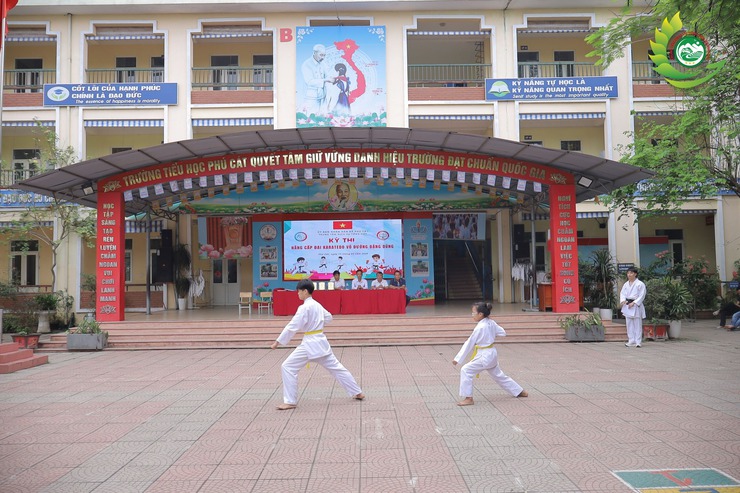 Hơn 200 võ sinh tham gia kỳ thi nâng cấp đai Karatedo tại xã Phú Cát- Ảnh 16.