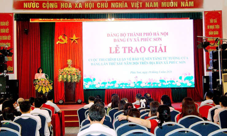 Đảng ủy xã Phúc Sơn tổ chức tổng kết và trao giải Cuộc thi chính luận về bảo vệ nền tảng tư tưởng của Đảng lần thứ Sáu năm 2026- Ảnh 1.