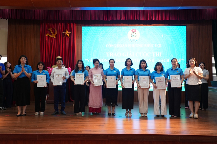 Công đoàn phường Phúc Lợi tổ chức nhiều hoạt động thiết thực "Cảm ơn Người lao động"- Ảnh 4.