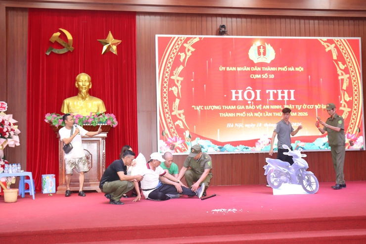 Xã Phú Xuyên xuất sắc giành giải Nhất Hội thi “Lực lượng tham gia bảo vệ an ninh, trật tự ở cơ sở giỏi” Cụm số 10 lần thứ I năm 2026- Ảnh 12.