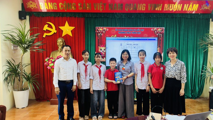 Trường THCS Tòng Bạt xã Bất Bạt: Khơi dậy đam mê và lan tỏa văn hóa đọc trong Kỷ nguyên số- Ảnh 1.