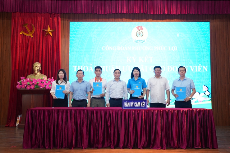 Công đoàn phường Phúc Lợi tổ chức nhiều hoạt động thiết thực "Cảm ơn Người lao động"- Ảnh 1.