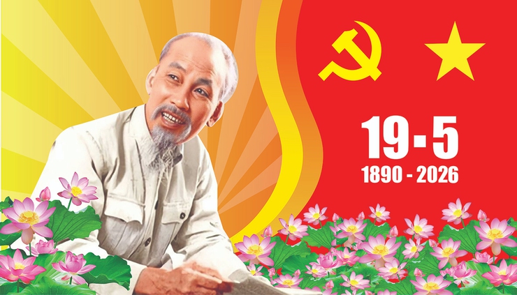 Kỷ niệm 136 năm ngày sinh Chủ tịch Hồ Chí Minh vĩ đại (19/5/1890 - 19/5/2026)- Ảnh 1.