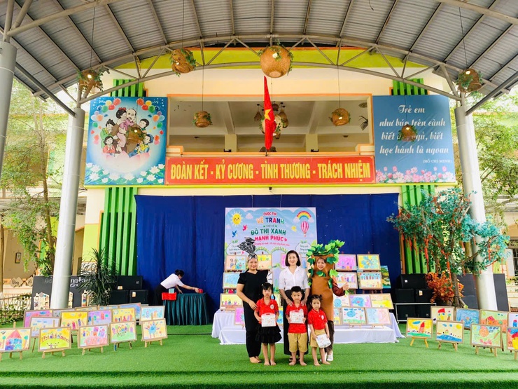 TRƯỜNG MẦM NON HỒNG KỲ B – RỰC RỠ SẮC MÀU TUỔI THƠ- Ảnh 8.