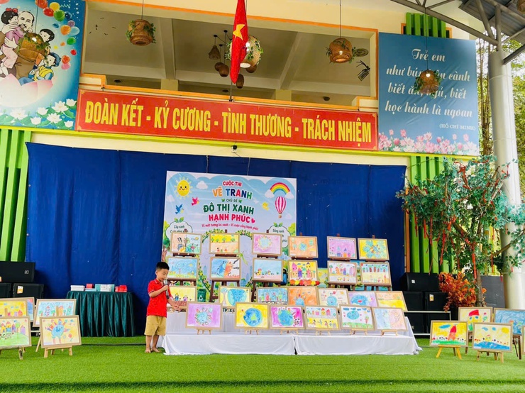 TRƯỜNG MẦM NON HỒNG KỲ B – RỰC RỠ SẮC MÀU TUỔI THƠ- Ảnh 4.