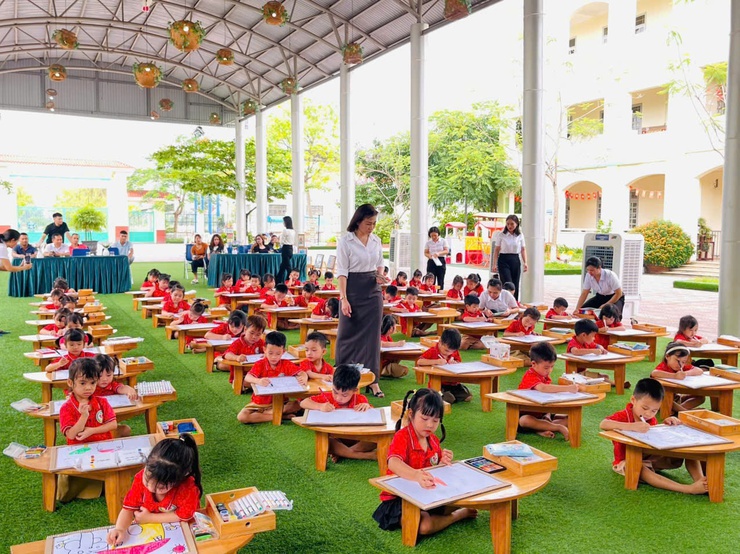 TRƯỜNG MẦM NON HỒNG KỲ B – RỰC RỠ SẮC MÀU TUỔI THƠ- Ảnh 3.