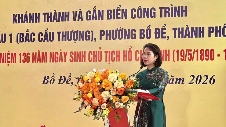 Phường Bồ Đề tổ chức Lễ khánh thành, gắn biển công trình tu bổ Đình Bắc Cầu 1 chào mừng kỷ niệm 136 năm Ngày sinh Chủ tịch Hồ Chí Minh (19/5/1890 - 19/5/2026)- Ảnh 3.