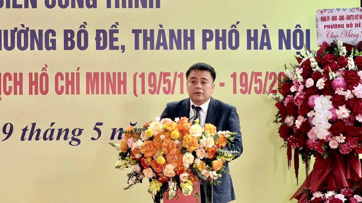Phường Bồ Đề tổ chức Lễ khánh thành, gắn biển công trình tu bổ Đình Bắc Cầu 1 chào mừng kỷ niệm 136 năm Ngày sinh Chủ tịch Hồ Chí Minh (19/5/1890 - 19/5/2026)- Ảnh 2.