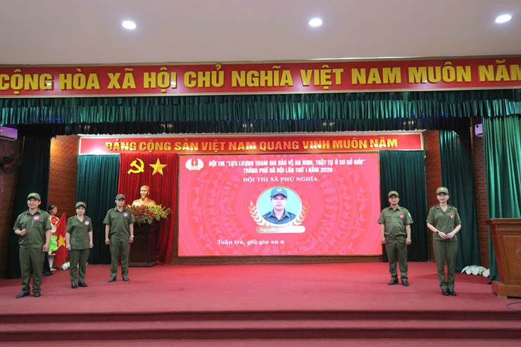 Phú Nghĩa xuất sắc giành giải Ba Hội thi “Lực lượng tham gia bảo vệ an ninh, trật tự ở cơ sở giỏi” năm 2026- Ảnh 3.